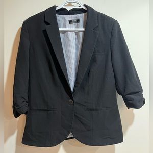 Suzy shier black blazer, sz L
